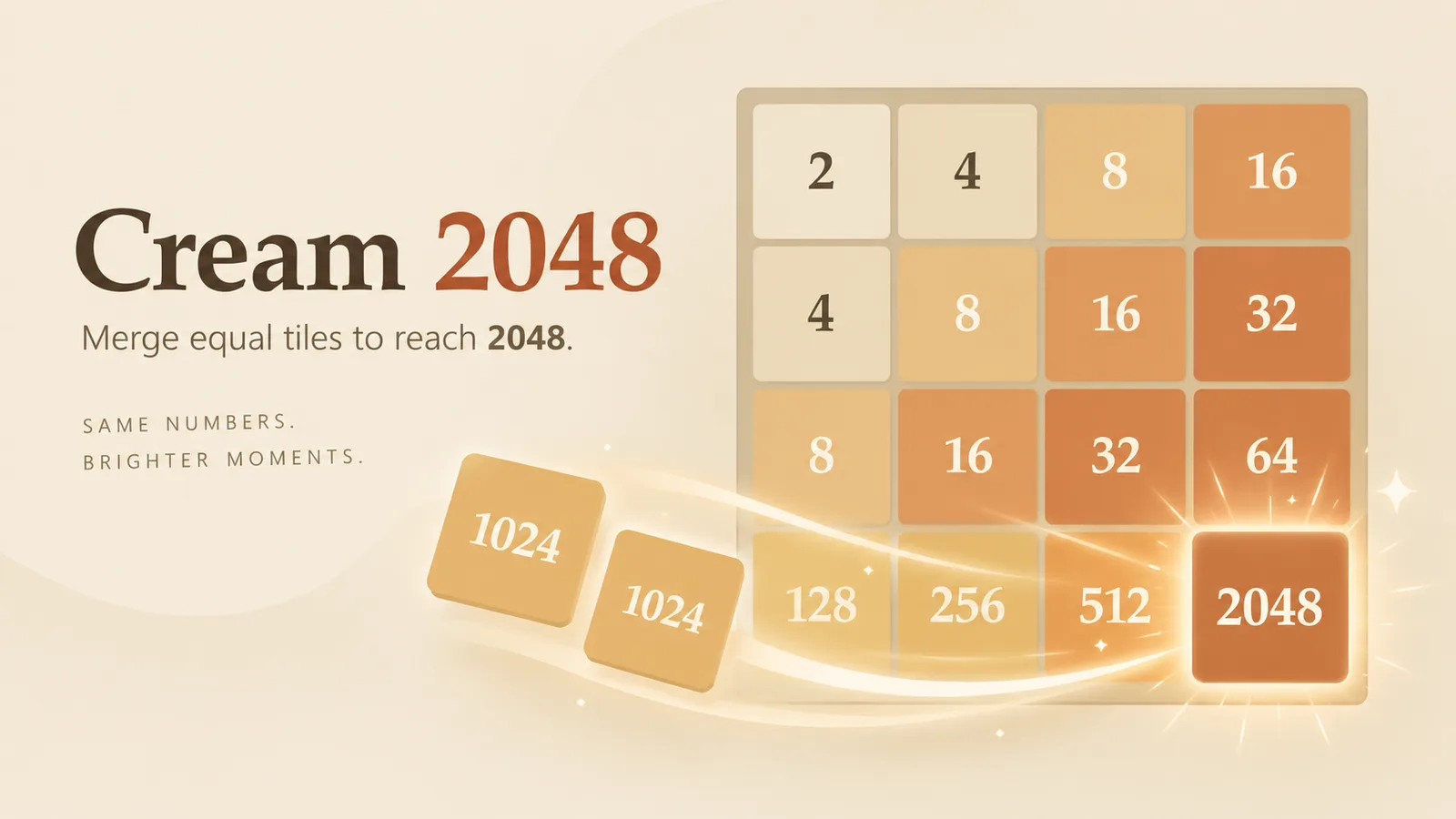 Cream 2048 on PlayKovo